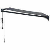 Tenda Sole Automatica Retrattile Antracite 3,5x2,5 m