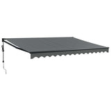 Tenda Sole Automatica Retrattile Antracite 4x3 m