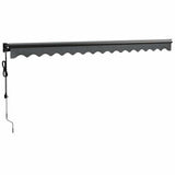 Tenda Sole Automatica Retrattile Antracite 4x3 m
