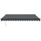 Tenda Sole Automatica Retrattile Antracite 4,5x3 m