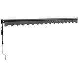 Tenda Sole Automatica Retrattile Antracite 4,5x3 m