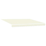 Tenda da Sole Retrattile Crema 4x3 m in Tessuto e Alluminio