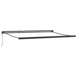 Tenda da Sole Retrattile Crema 4x3 m in Tessuto e Alluminio