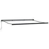 Tenda da Sole Retrattile Crema 4x3 m in Tessuto e Alluminio