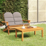 Set Salotto da Giardino Adirondack 2pz Legno Massello di Acacia