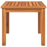 Tavolino da Salotto 40x40x36 cm in Legno Massello di Acacia