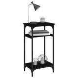 Tavolino Nero 40x30x75 cm in Legno truciolato