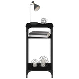 Tavolino Nero 40x30x75 cm in Legno truciolato