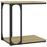 Tavolino Rovere Sonoma 50x35x52 cm in Legno truciolato