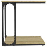 Tavolino Rovere Sonoma 50x35x52 cm in Legno truciolato