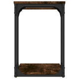 Tavolino da Salotto Rovere Fumo 50x35x52 cm Legno truciolato