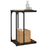 Tavolino Rovere Fumo 40x30x60 cm in Legno truciolato