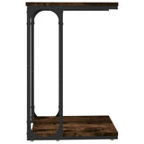 Tavolino Rovere Fumo 40x30x60 cm in Legno truciolato