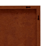 Decorazioni Muro Giardino 3pz 105x55 cm Albero Acciaio Corten