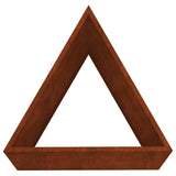 Fioriera da Giardino 40x34,5x75 cm in Acciaio Corten