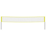 Rete da Pallavolo Gialla e Nera 823x244 cm Tessuto PE