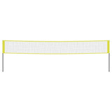 Rete da Pallavolo Gialla e Nera 823x244 cm Tessuto PE