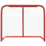 Porta da Hockey Rossa e Bianca 183x71x122 cm in Poliestere