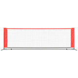 Rete da Tennis Nera e Rossa 300x100x87 cm in Poliestere