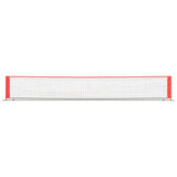 Rete da Tennis Nera e Rossa 600x100x87 cm in Poliestere