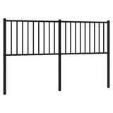 Testiera di Ricambio in Metallo Nero 160 cm