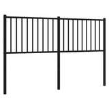 Testiera di Ricambio in Metallo Nero 160 cm