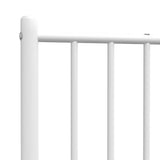Testiera di Ricambio in Metallo Bianco 75 cm