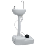 Set Supporto Lavamani da Campeggio Portatile e Tanica d'Acqua