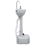 Set Supporto Lavamani da Campeggio Portatile e Tanica d'Acqua