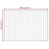 Coperta Ponderata Grigia 137x200 cm 6 kg Tessuto