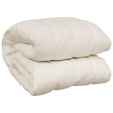Coperta Ponderata Crema Chiaro 200x220 cm 9 kg Tessuto