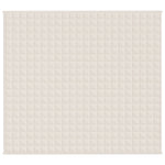 Coperta Ponderata Crema Chiaro 200x220 cm 9 kg Tessuto