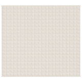 Coperta Ponderata Crema Chiaro 200x220 cm 9 kg Tessuto
