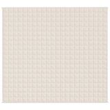 Coperta Ponderata Crema Chiaro 200x230 cm 9 kg Tessuto