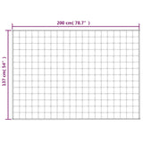 Coperta Ponderata Grigia 137x200 cm 6 kg Tessuto