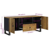 Mobile TV 105x33,5x46cm Legno Massello Mango Legno truciolato