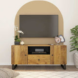 Mobile TV 105x33,5x46cm Legno Massello Mango Legno truciolato