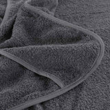 Asciugamani da Spiaggia 2 pz Antracite 60x135cm Tessuto 400 GSM