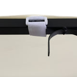 Tettoia Crema 2x2,3 m 180 g/m Tessuto e Acciaio