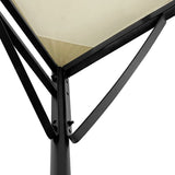 Tettoia Crema 2x2,3 m 180 g/m Tessuto e Acciaio