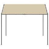 Tenda a Baldacchino Beige 3x3 m in Acciaio e Tessuto