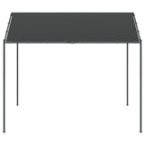 Tenda a Baldacchino Antracite 4x4 m in Acciaio e Tessuto