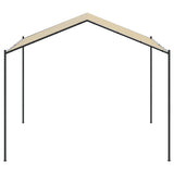 Tenda a Baldacchino Beige 4x4 m in Acciaio e Tessuto