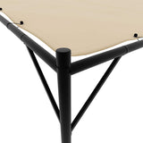 Gazebo Beige 4x4 m 180 g/m Tessuto e Acciaio