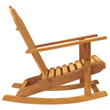 Sedie Dondolo Adirondack Giardino 2pz 79x100x103 Massello Teak