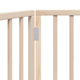 Cancelletto per cani pieghevole a 3 pannelli 150 cm in legno di pioppo