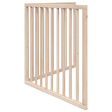 Cancelletto per cani pieghevole 2 pannelli 160 cm in legno di pioppo