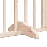 Cancello per Cani Pieghevole 6 Pannelli 300 cm Legno di Pioppo
