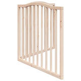 Cancello per Cani Pieghevole 2 Pannelli 160 cm Legno di Pioppo