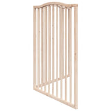 Cancello per Cani Pieghevole 2 Pannelli 160 cm Legno di Pioppo